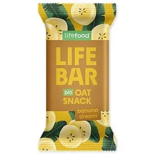 Lifefood BIO Lifebar Oat Snack banánový