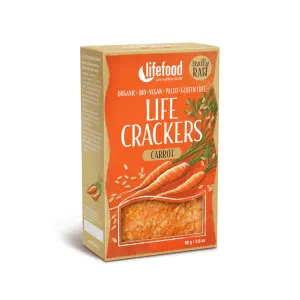 Lifefood Life Crackers Mrkvánky BIO RAW 80 g #1158581