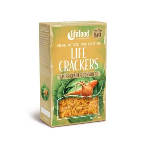 Lifefood Life Crackers Zelňáky s kyselým zelím BIO RAW 90 g #1158587