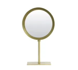 Kulaté dřevěné nástěnné zrcadlo Mind - Ø122*7cm 72569 #4354764