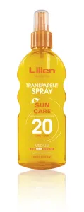Lilien Ochranný sprej na opalování SPF 20 (Transparent Spray) 200 ml
