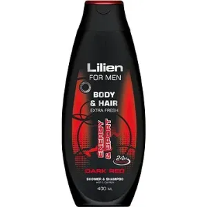 LILIEN Sprchový gel & šampon Dark Red 400 ml