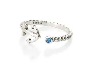 Linda's Jewelry Stříbrný prsten Sailor  IPR042 Velikost: Univerzální
