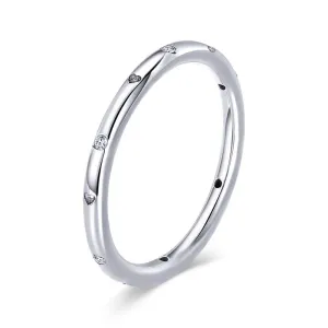Linda's Jewelry Stříbrný prsten Simple Love  IPR039 Velikost: 52