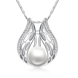Linda's Jewelry Náhrdelník bižuterie s perlou a zirkony INH002