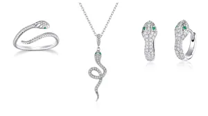 Linda's Jewelry Zvýhodněná sada šperků Královna Hadů Ag 925/1000 IS050