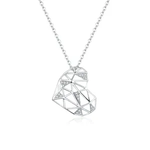 Linda's Jewelry Stříbrný náhrdelník Crazy Love Ag 925/1000 INH074