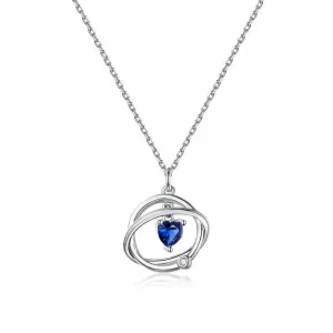 Linda's Jewelry Stříbrný náhrdelník Galaxy Ag 925/1000 INH068