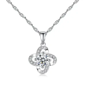Linda's Jewelry Stříbrný náhrdelník Posvátný Květ Ag 925/1000 INH134