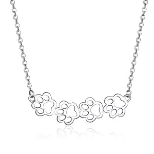 Linda's Jewelry Stříbrný náhrdelník Tlapka Ag 925/1000 INH206