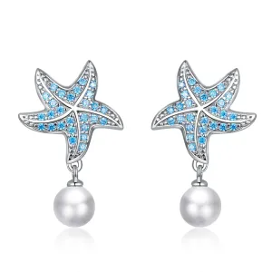 Linda's Jewelry Stříbrné náušnice Hvězdice Elegance Ag 925/1000 IN271