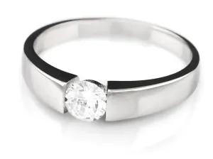 Linda's Jewelry Stříbrný prsten Shiny zirkon  IPR027 Velikost: 61