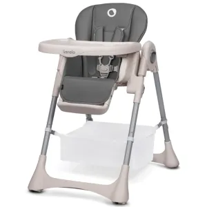LIONELO - Jídelní židlička ZANNA, Grey Stone