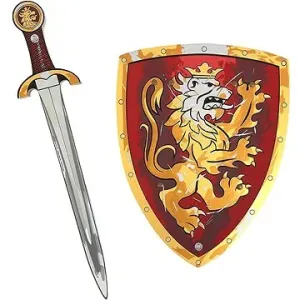 Liontouch Rytířský set, červený - Meč a štít