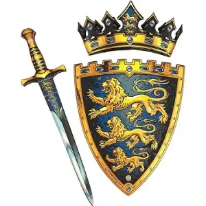 Liontouch Trojitý lev Královský set - Meč štít a Koruna
