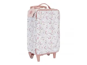 LITTLE DUTCH - Dětský kufr s kolečky Květy a motýly