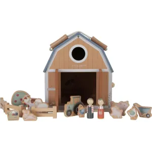 LITTLE DUTCH - Domeček pro panenky dřevěný přenosný Farma