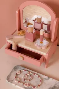 Toaletní stoleček růžový Little Dutch