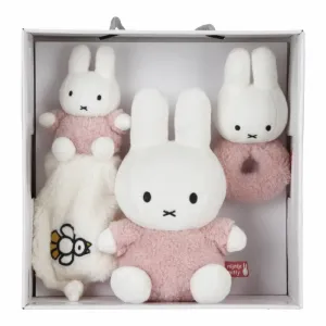 LITTLE DUTCH - Dárkový set králíček Miffy Fluffy Pink