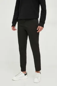 Kalhoty Liu Jo pánské, černá barva, ve střihu cargo #5970056
