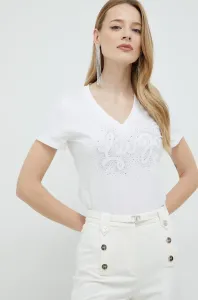 Bavlněné tričko Liu Jo bílá barva #4301407