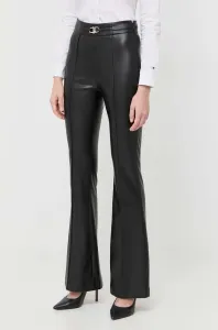 Kalhoty Liu Jo dámské, černá barva, zvony, high waist #5695332