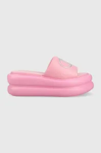 Pantofle Liu Jo ARIA 04 dámské, růžová barva, na platformě, SA3083EX01400021 #5158578