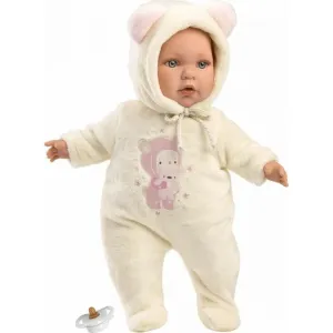 LLORENS - 14208 BABY JULIA - realistická panenka miminko s měkkým látkovým tělem - 42 cm
