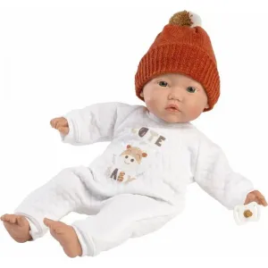 LLORENS - 63304 LITTLE BABY - realistická panenka miminko s měkkým látkovým tělem - 32 cm