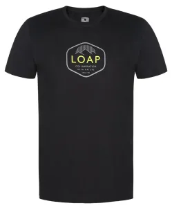 Pánské triko - LOAP Benson, černá Barva: Černá, Velikost: L