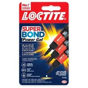 LOCTITE Super Bond Power Gel Mini Trio 3× 1g