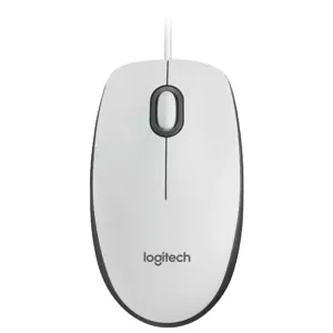 Logitech M100 Cable Mouse, white
