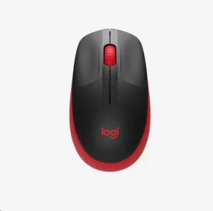 Bezdrátová myš Logitech M190 Full-size Wireless Mouse, červená