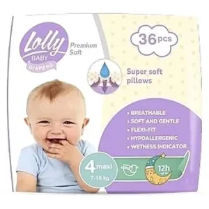 LOLLY BABY Premium soft vel. 4 (36 ks)