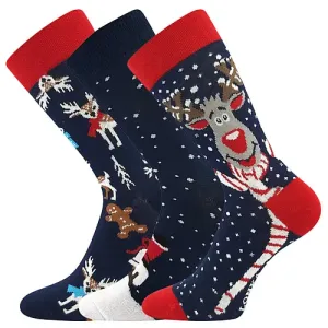 Dámské, pánské ponožky Lonka - Debox M, vánoce Barva: Mix barev, Velikost: 35-38
