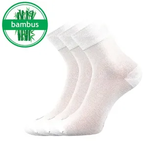 Bambusové ponožky Lonka - Demi, bílá Barva: Bílá, Velikost: 35-38