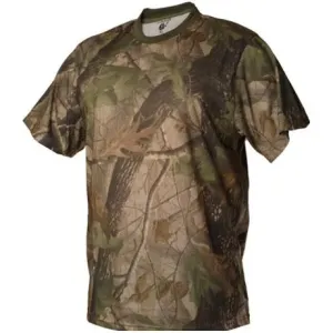 Loshan Sidney tričko, vzor Real tree hnědé - XL