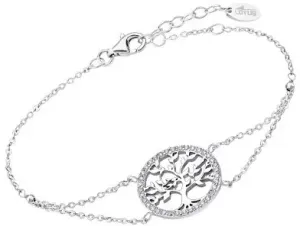 Lotus Silver Něžný stříbrný náramek Strom života s čirými zirkony LP1746-2/1