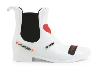 Love Moschino dámské kotníkové boty Barva: Bílá, Velikost: EU 35