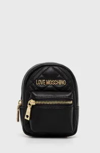 Přívěsek Love Moschino dámský, černá barva