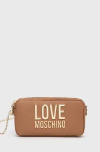 Psaníčko Love Moschino hnědá barva #2036827