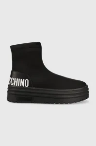 Sneakers boty Love Moschino černá barva, JA15446G1HIM0000