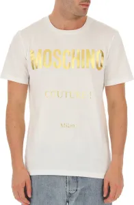 Love Moschino pánské tričko Barva: Bílá, Velikost: S #1130136
