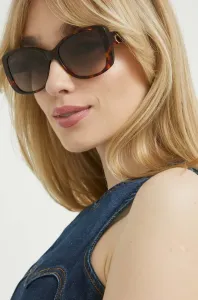 Sluneční brýle Love Moschino dámské, hnědá barva