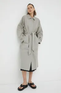 Kabát Lovechild dámský, šedá barva, přechodný
