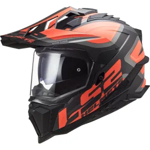 Enduro helma LS2 MX701 Explorer Alter  Matt Black Fluo Orange  XXS (51-52)