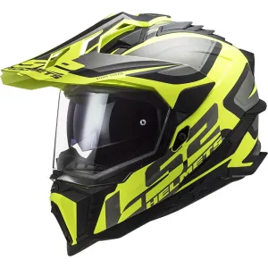 Enduro helma LS2 MX701 Explorer Alter  Matt Black H-V Yellow  L (59-60)