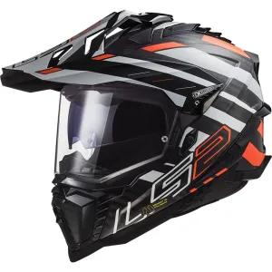 Enduro helma LS2 MX701 Explorer C Edge Black Fluo Orange  S (55-56)