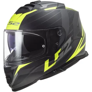 Moto helma LS2 FF800 Storm Nerve  M (57-58)  Matt Black H-V Yellow
