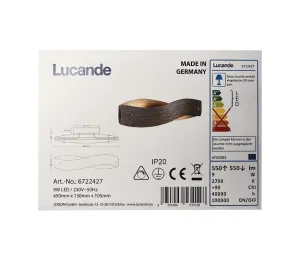 Lucande Lucande - LED Nástěnné svítidlo LIAN LED/9W/230V